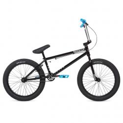 STOLEN HEIST 2020 21 black with blue and chrome BMX bike