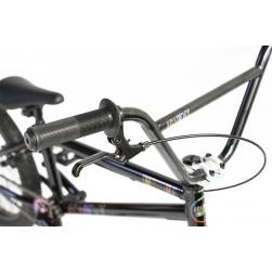 Academy Inspire 18 2020 Gloss Black with Rainbow BMX bike