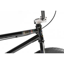 Academy Inspire 18 2020 Gloss Black with Rainbow BMX bike