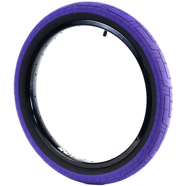 Colony Grip Lock 2.35 purple BMX tire